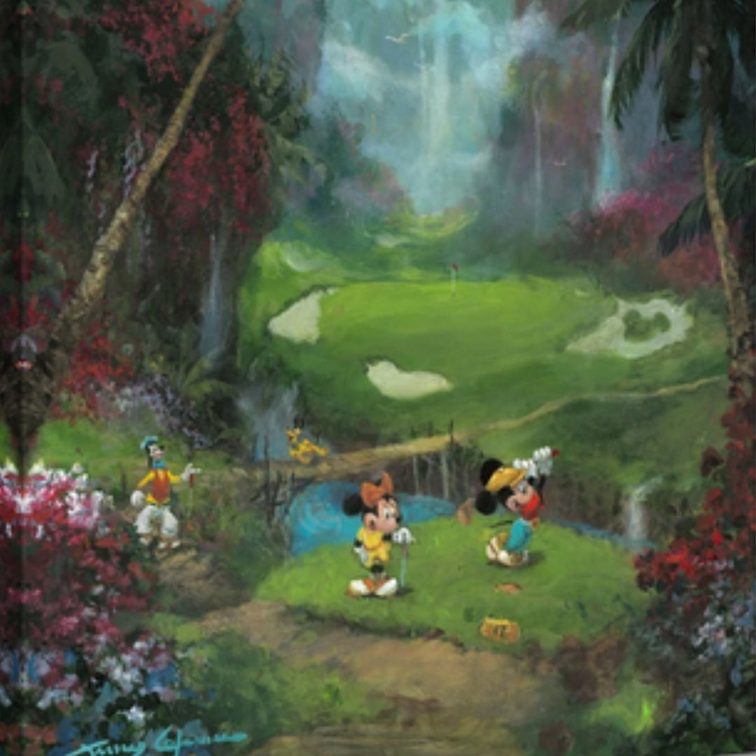 Walt Disney World Castle James Coleman Giclee On Canvas
