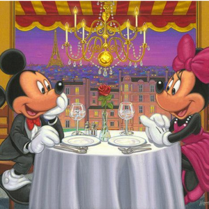 DINNER FOR TWO by Manuel Hernandez - Disney Limited Edition