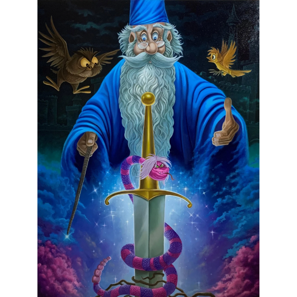 Merlin's Domain by Jared Franco - 32" x 24" Limited Edition 