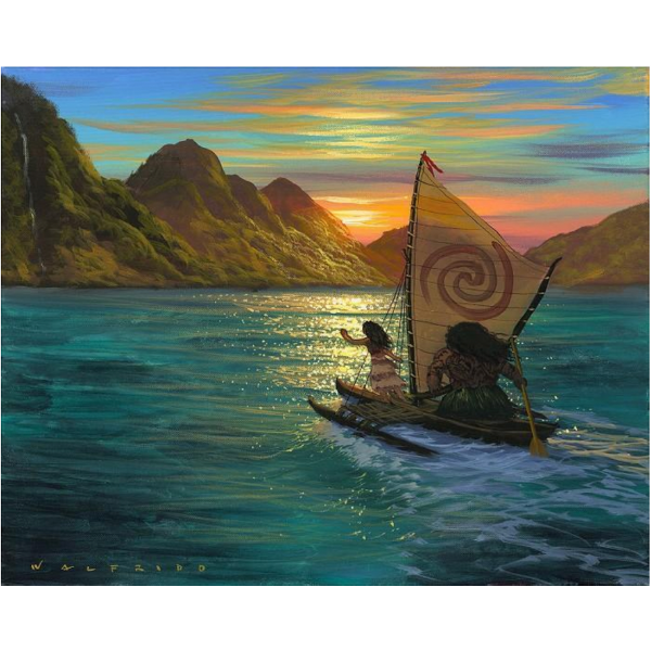 SAILING INTO THE SUN by Walfrido Garcia - Limited Edition