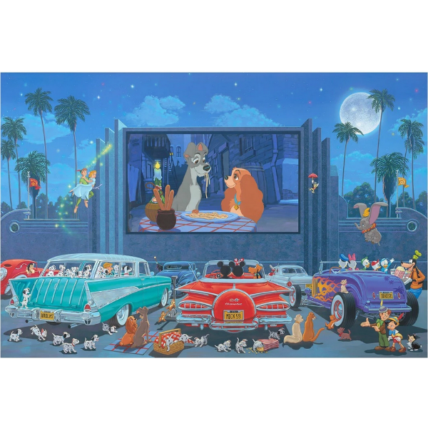 A NIGHT AT THE MOVIES by Manuel Hernandez - Disney Premiere Limited Edition