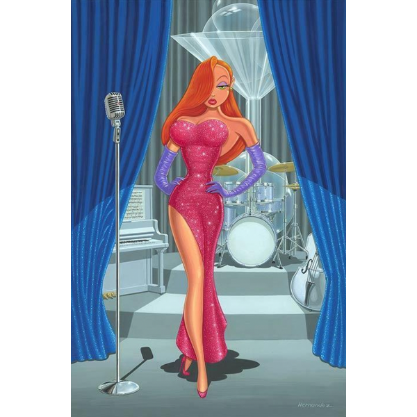 DIVA IN A RED DRESS by Manuel Hernandez - Disney Limited Edition