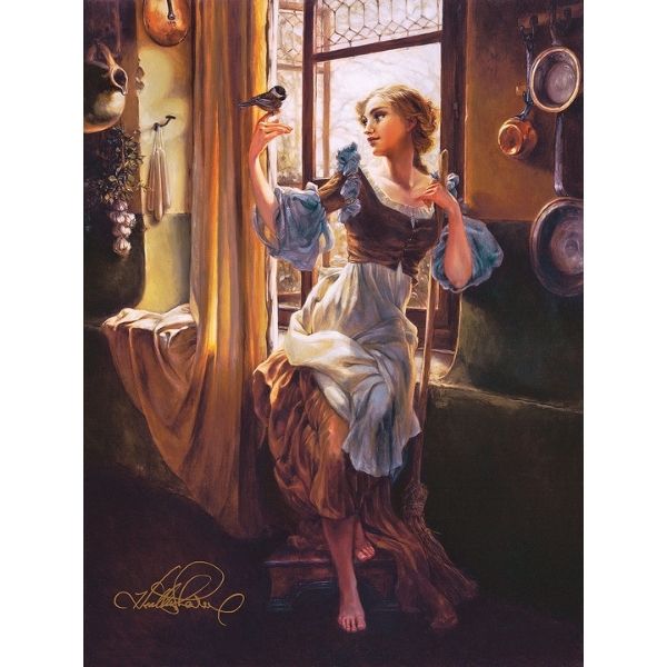 Cinderella's New Day By Heather Edwards - 24" x 18" Signed & Numbered Limited Edition