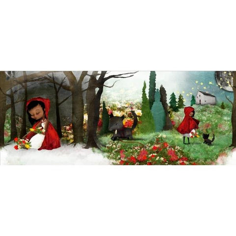 Red Riding Hood Panel by Jessica Von Braun