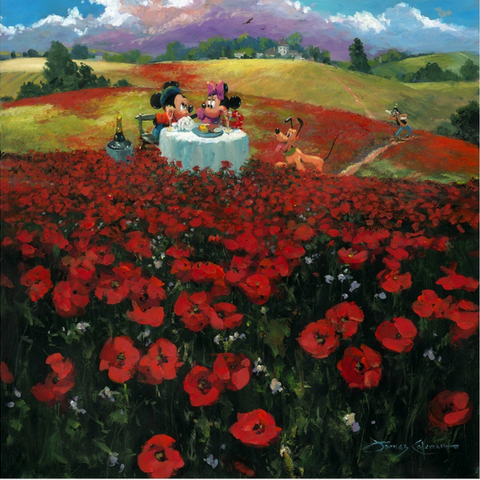 RED POPPIES by James Coleman - Premiere Limited Edition