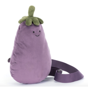 AMUSEABLES EGGPLANT BUM BAG by Jellycat