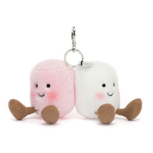 AMUSABLES - PAIR OF MARSHMELLOWS (Bag Charm) by Jellycat