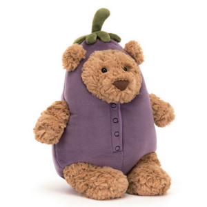 BARTHOLOMEW BEAR - Eggplant (Retired)
