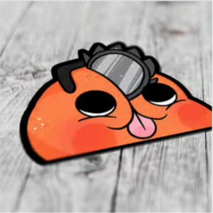 Chainsaw Man Pochita Peeker Sticker - PoP x HoyPoloi Gallery