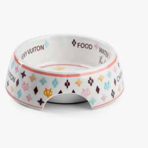 Pet Bowl - CHEWY VUITON - White - Small - PoP x HoyPoloi Gallery