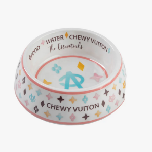 Pet Bowl - CHEWY VUITON - White - Small - PoP x HoyPoloi Gallery