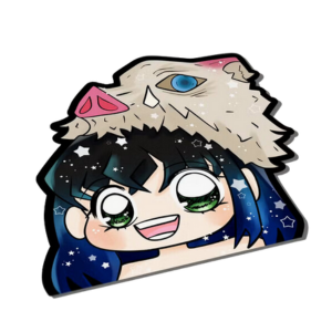 Demon Slayer - Inosuke Peeker Sticker - PoP x HoyPoloi Gallery