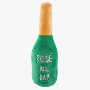 Dog Toy - WOOF CLICQUOT ROSE CHAMPAGNE BOTTLE - Large - PoP x HoyPoloi Gallery