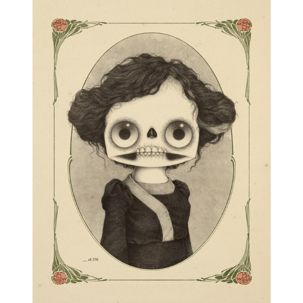 Edith Birdwhistle by Mr. Eyes - Limited Edition Print - PoP x HoyPoloi Gallery