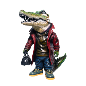 FASHIONISTA-Gator In Trench Coat - PoP x HoyPoloi Gallery