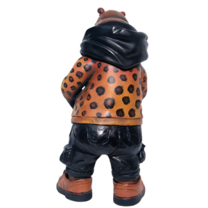 FASHIONISTA-Hippo in Hoodie-Animal Print - PoP x HoyPoloi Gallery
