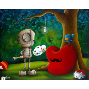 Makes Me Look More Mature by Fabio Napoleoni - 8"x10" Metal Giclee - PoP x HoyPoloi Gallery