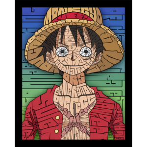 MONKEY D LUFFY by Curtis Epperson - PoP x HoyPoloi Gallery