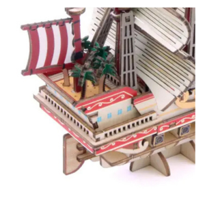3D PUZZLE - ONE PIECE RED FORCE - PoP x HoyPoloi Gallery