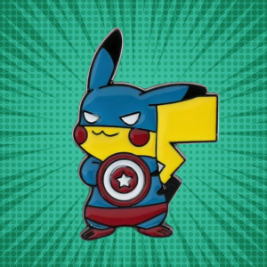 PIN-PIKACHU x Captian America - PoP x HoyPoloi Gallery