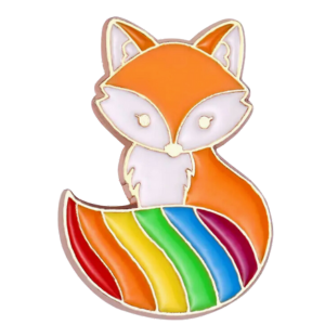 PIN-Rainbow Fox - PoP x HoyPoloi Gallery