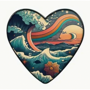 PIN-Sunset Heart - PoP x HoyPoloi Gallery