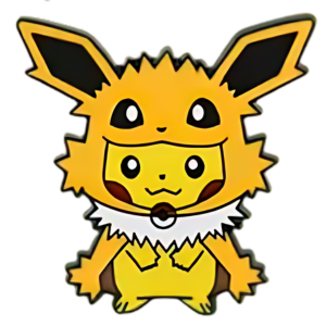 PIN-PIKACHU x  JOLTEON - PoP x HoyPoloi Gallery