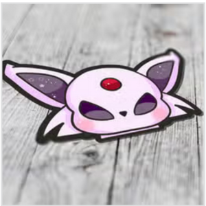 Pokemon - Espeon Eeveelution Peeker Sticker - PoP x HoyPoloi Gallery