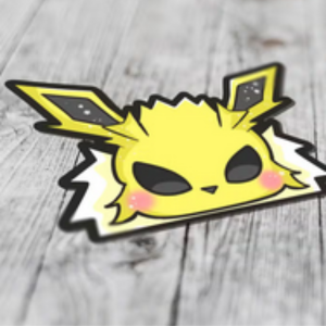 Pokemon - Jolteon Eeveelution Peeker Sticker - PoP x HoyPoloi Gallery