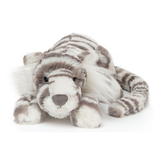 SACHA SNOW TIGER (Little) by Jellycat