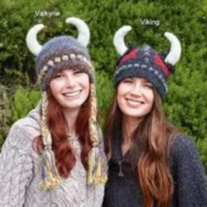 HAT-VIKING W/ BRAIDS-CHARCOAL - PoP x HoyPoloi Gallery