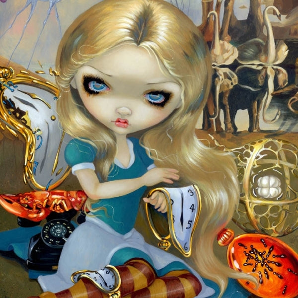 Alice in a Dali Dream by Jasmine Becket Griffith