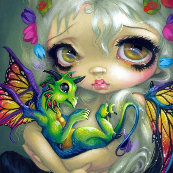 Darlking dragonling IV by Jasmine Becket Griffith