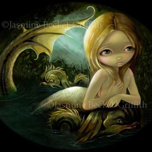 A Certain Slant of Light square detail by Jasmine Becket Griffith