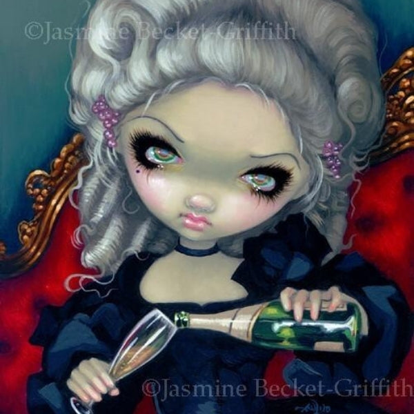 Have Some Champagne square detail by Jasmine Becket Griffith