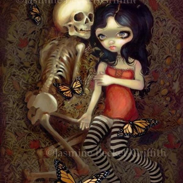I'm Almost With You square detail by Jasmine Becket Griffith