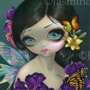Iris Enchantment square detail by Jasmine Becket Griffith