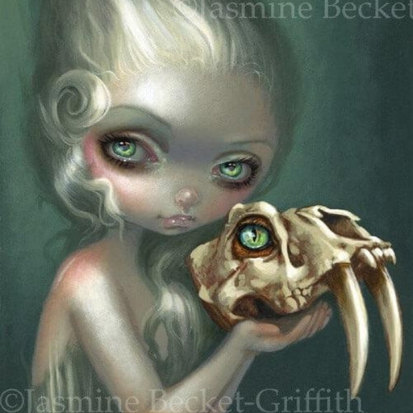 Resurrected Saber-toothed Cat by Jasmine Becket Griffith
