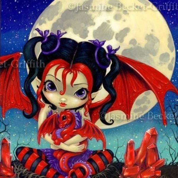 RUBY MOON by Jasmine Becket Griffith - PoP x HoyPoloi Gallery