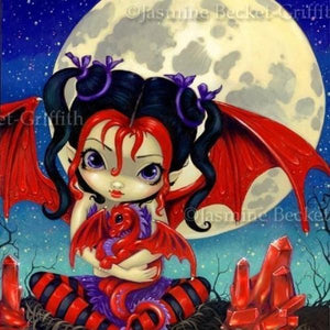 RUBY MOON by Jasmine Becket Griffith - PoP x HoyPoloi Gallery