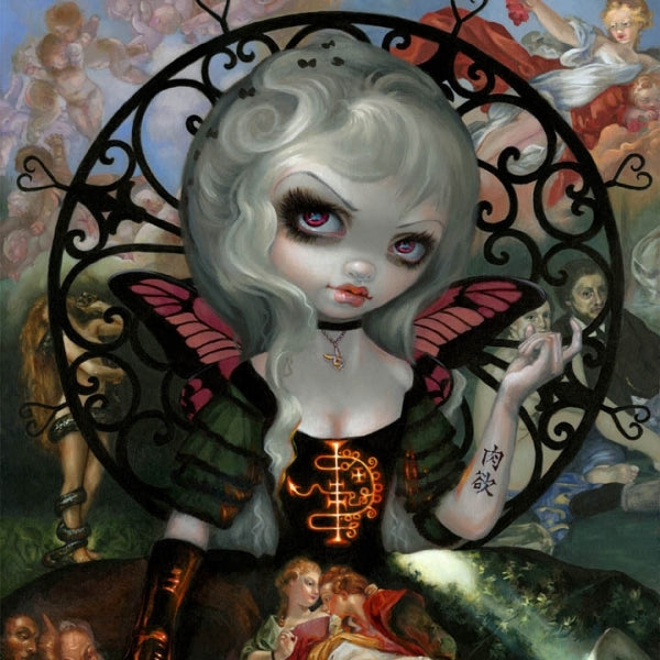 Unseelie Court - Lust square detail by Jasmine Becket Griffith