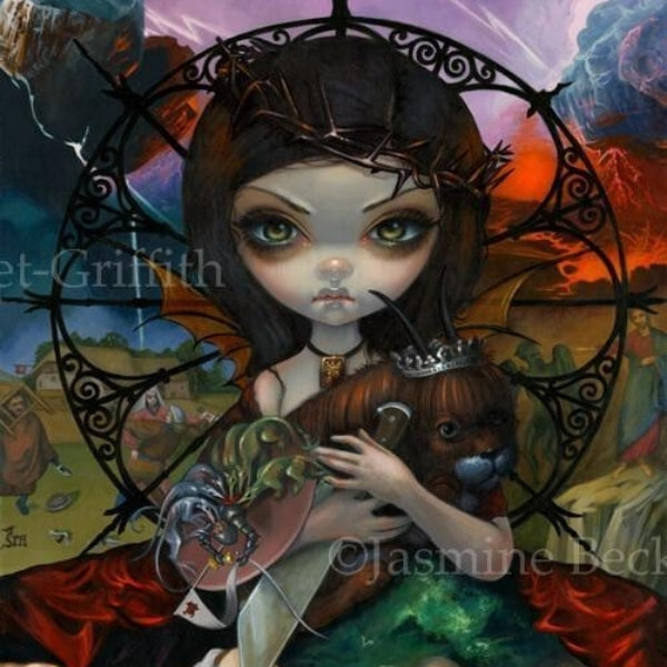 Unseelie court - wrath square detail by Jasmine Becket Griffith