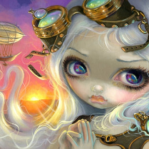 Windswept sqaure detail by Jasmine Becket Griffith