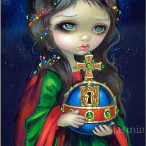 Occulta Orbis square detail by Jasmine Becket Griffith