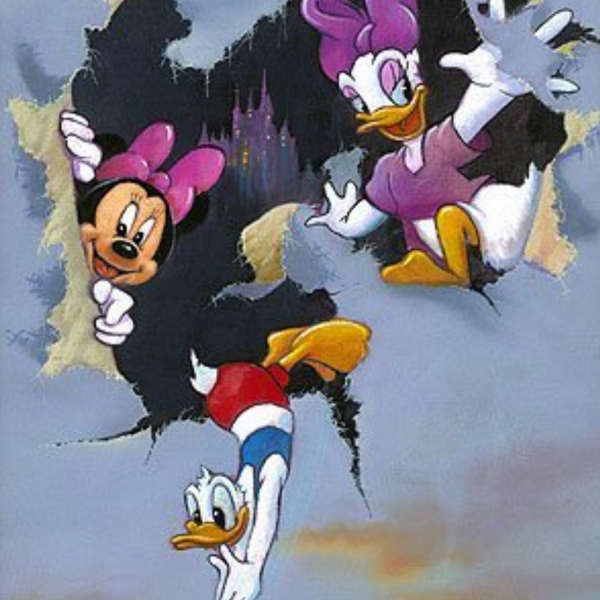 Mickey and Pals Big Day Off - 60" x 15" Premiere Limited Edition Canvas Giclee