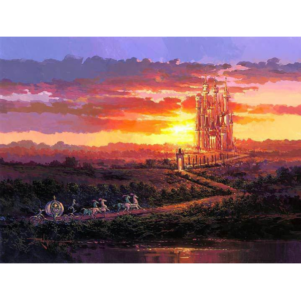 CASTLE AT SUNSET by Rodel Gonzalez - Limited Edition
