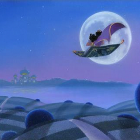 MOON OVER AGRABAH by Michael Provenza - Disney Limited Edition