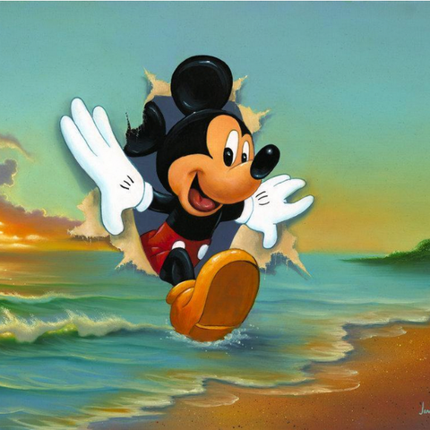 MICKEY'S GRAND ENTRANCE by Jim Warren - Limited Edition