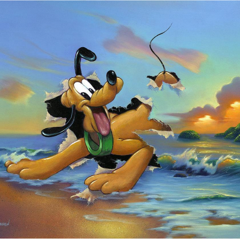 PLUTO'S GRAND ENTRANCE by Jim Warren - Premiere Limited Edition
