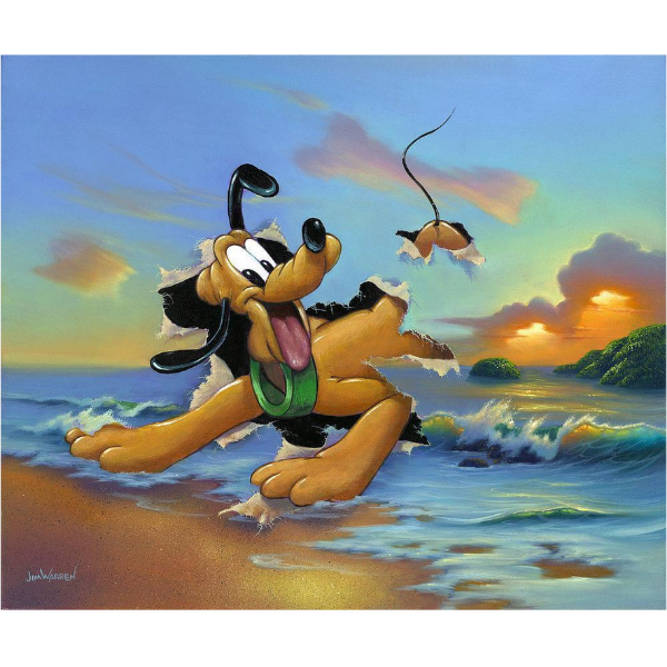 PLUTO'S GRAND ENTRANCE by Jim Warren - Limited Edition